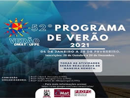 Programa de Verão DMat 2021