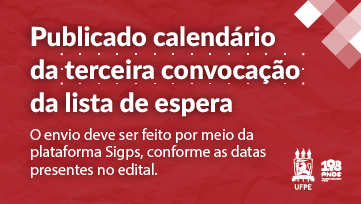 Publicado calendário da terceira convocação da lista de espera